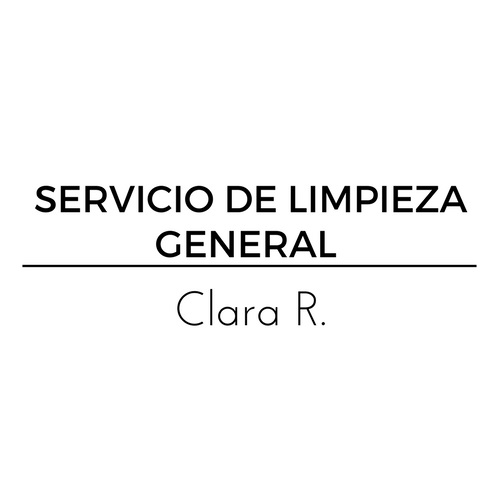 Servicio de limpieza general Clara R